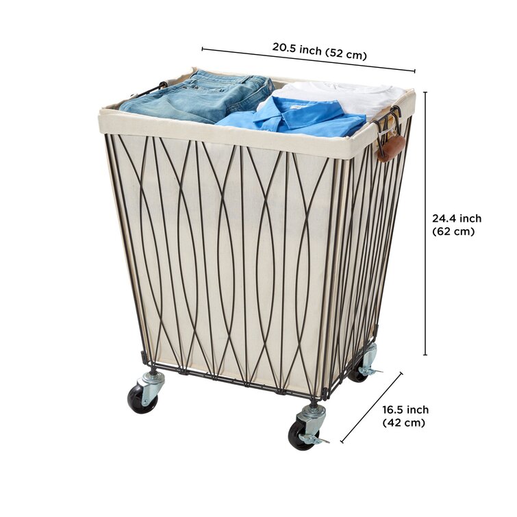 Laundry deals basket cart